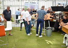 Natuurlijk was er tijd voor een lekkere bak koffie op de gedeelde locatie van Takii.